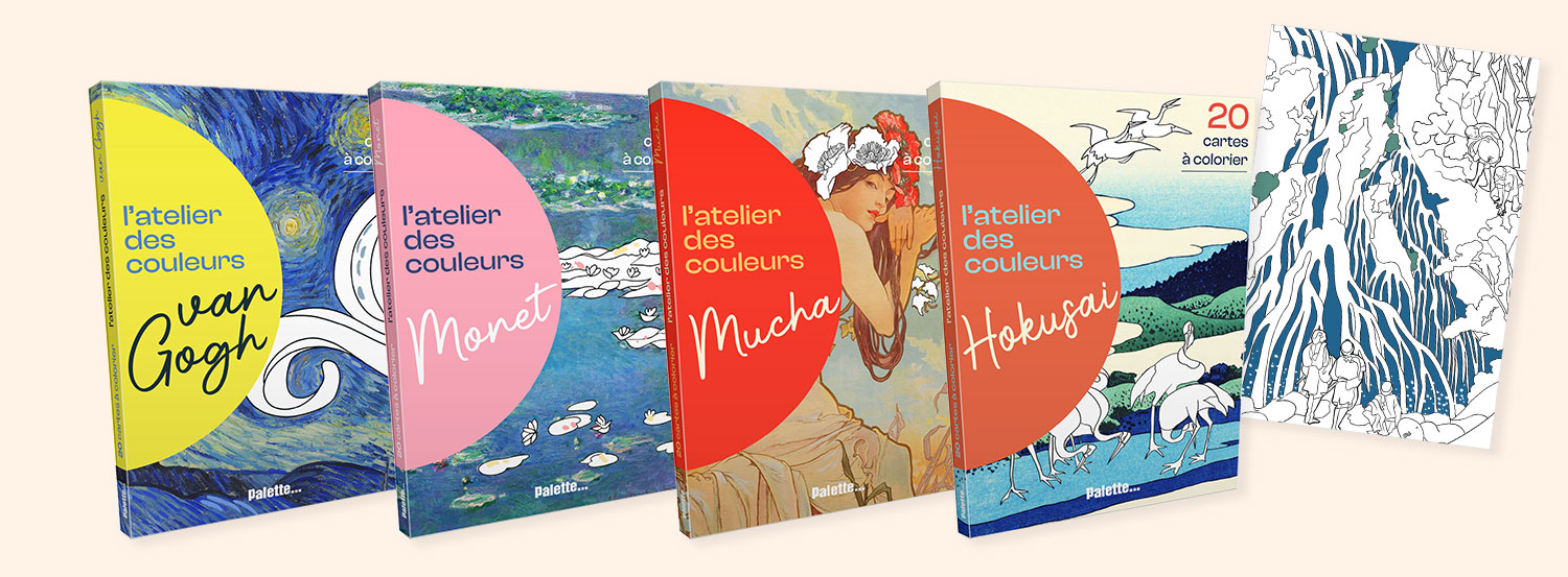 L'ateliers des couleurs : 20 cartes à colorier
