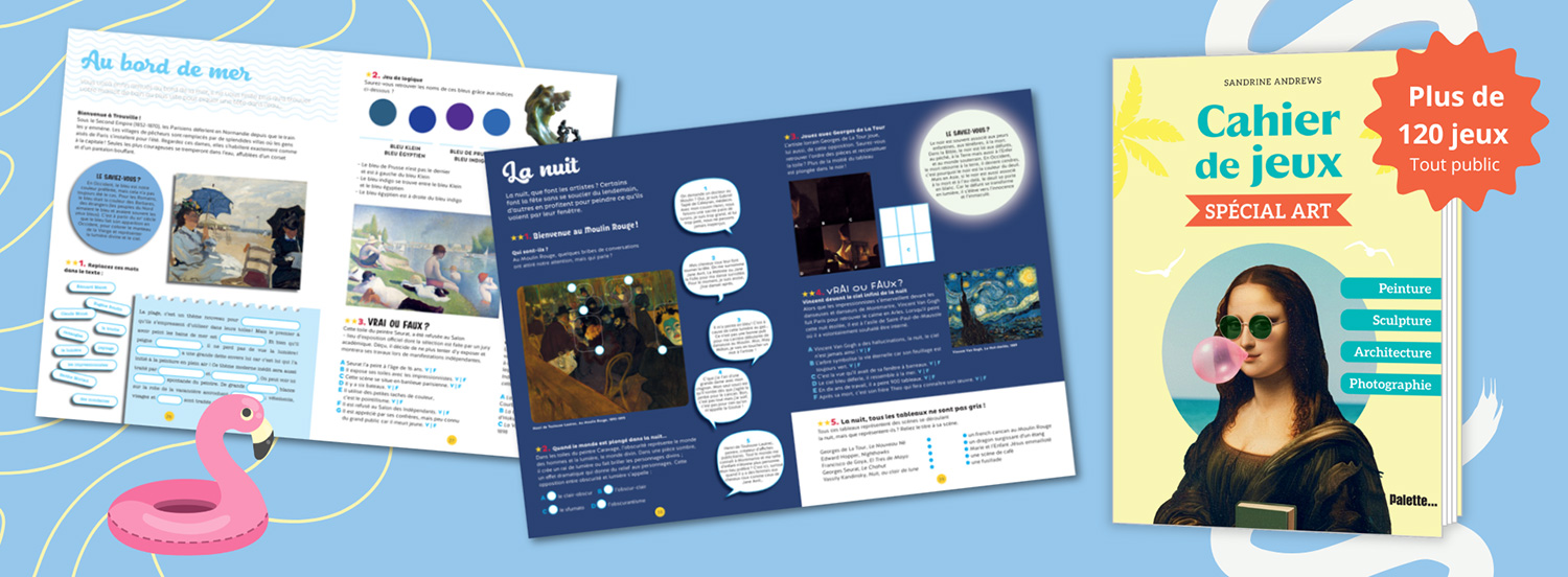Cahier de jeux - spécial Art de Sandrine Andrews