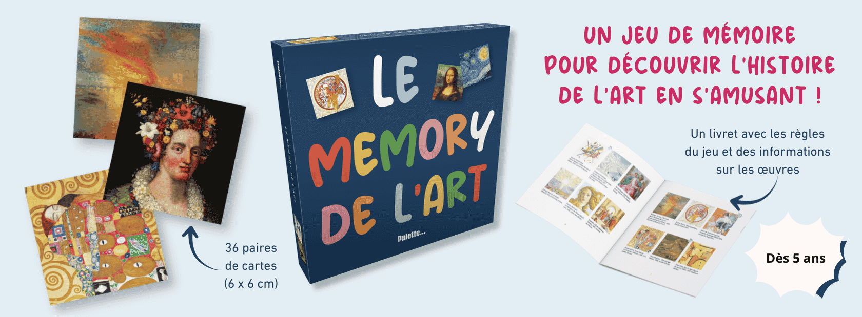 Boîte de jeux - Le Memory de l'art
